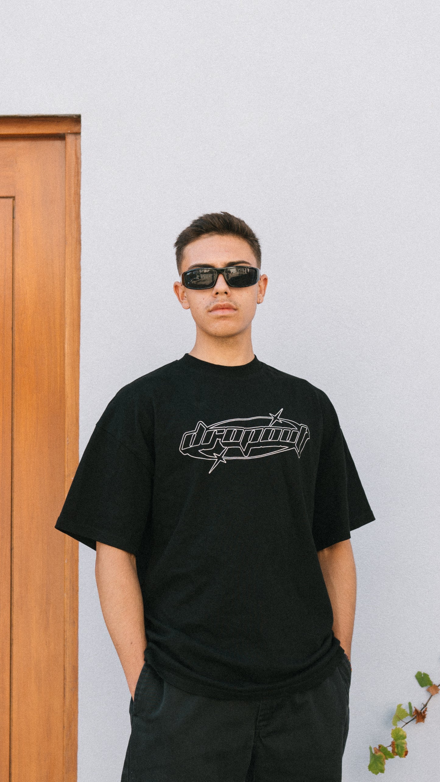 Oval Logo Tee - Black